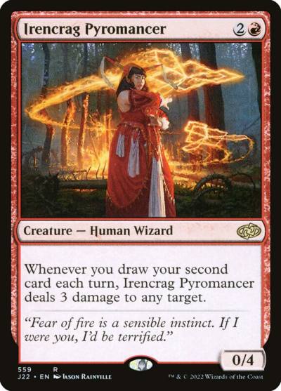 Irencrag Pyromancer J22-559 Jumpstart 2022 Magic card