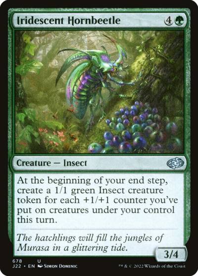 Iridescent Hornbeetle