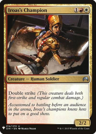 Iroas's Champion PLST-ORI-214 The List Magic card
