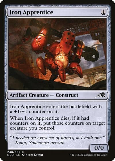 Iron Apprentice NEO-248 Kamigawa: Neon Dynasty Magic card