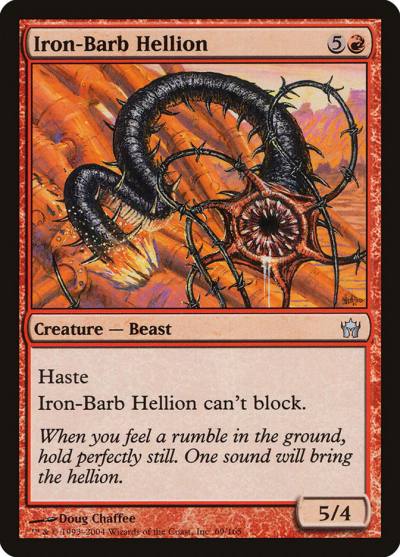 Iron-Barb Hellion 69 Fifth Dawn Magic card