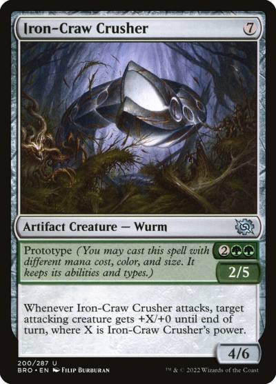 Iron-Craw Crusher BRO-200 The Brothers' War Magic card