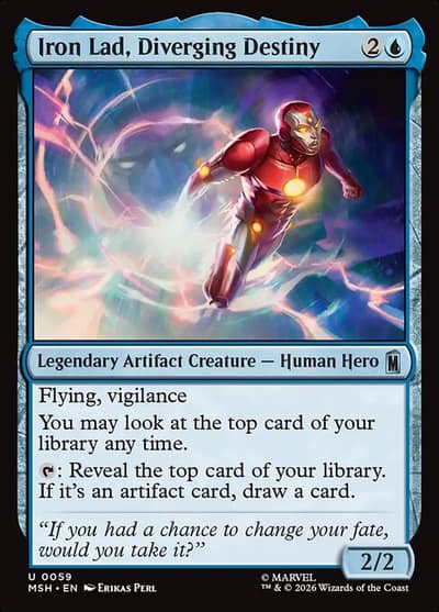 Iron Lad, Diverging Destiny 59 Marvel Super Heroes Magic card