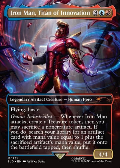 Iron Man, Titan of Innovation 1731 Secret Lair Drop Magic card