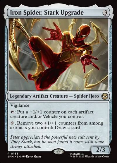 Iron Spider, Stark Upgrade SPM-166 Marvel's Spider-Man Magic card