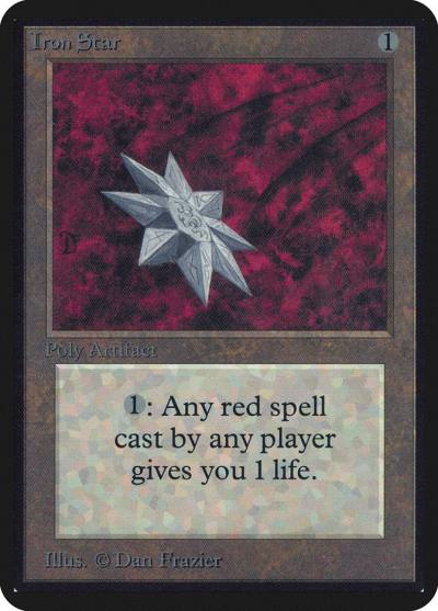 Iron Star LEA-250 Limited Edition Alpha Magic card