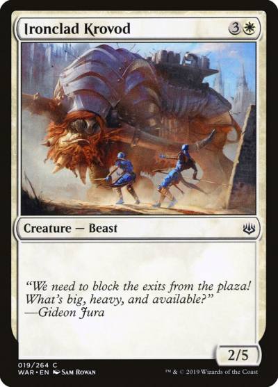 Ironclad Krovod WAR-19 War of the Spark Magic card