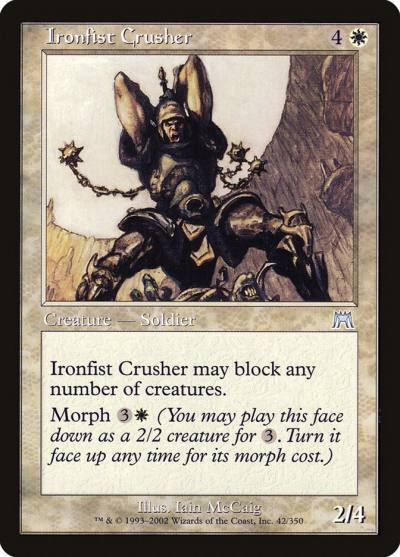 Ironfist Crusher ONS-42 Onslaught Magic card