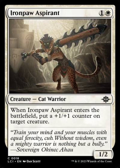 Ironpaw Aspirant 18 The Lost Caverns of Ixalan Magic card