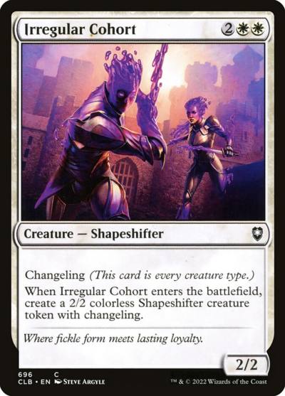 Irregular Cohort CLB-696 Commander Legends: Battle for Baldur's Gate Magic card
