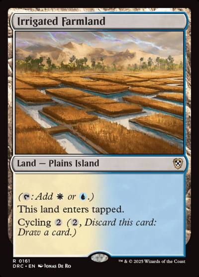 Irrigated Farmland DRC-161 Aetherdrift Commander Magic card