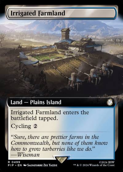 Irrigated Farmland PIP-499 Fallout Magic card