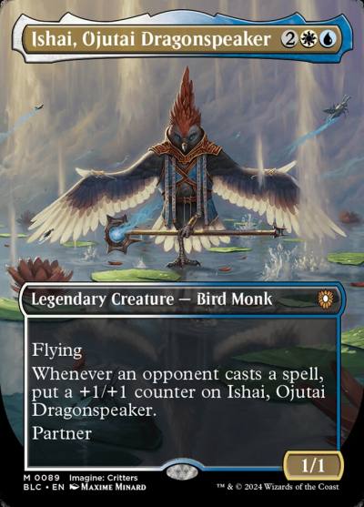 Ishai, Ojutai Dragonspeaker BLC-89 Bloomburrow Commander Magic card