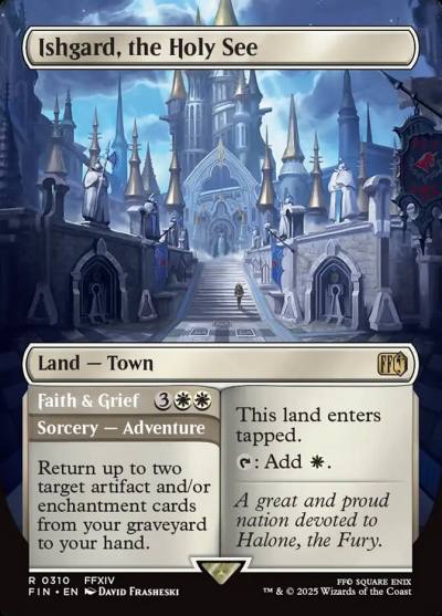 Ishgard, the Holy See // Faith & Grief FIN-310 Final Fantasy Magic card