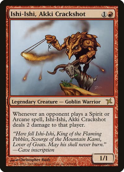 Ishi-Ishi, Akki Crackshot 110 Betrayers of Kamigawa Magic card