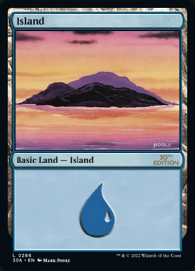 Island 30A-286 30th Anniversary Edition Magic card