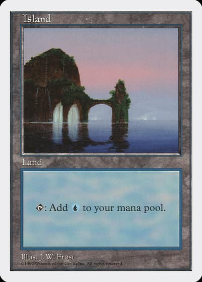 Island 5ED-434 Fifth Edition Magic card