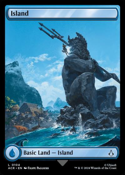 Island ACR-104 Assassin's Creed Magic card