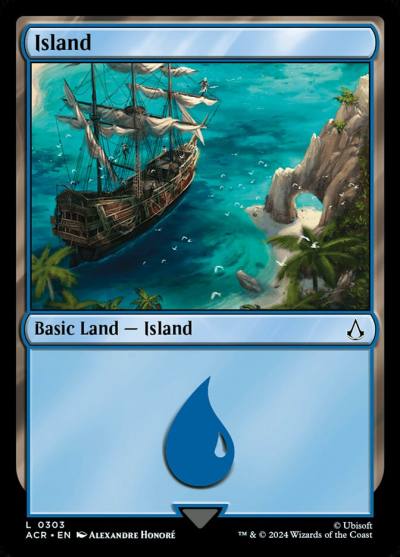 Island ACR-303 Assassin's Creed Magic card