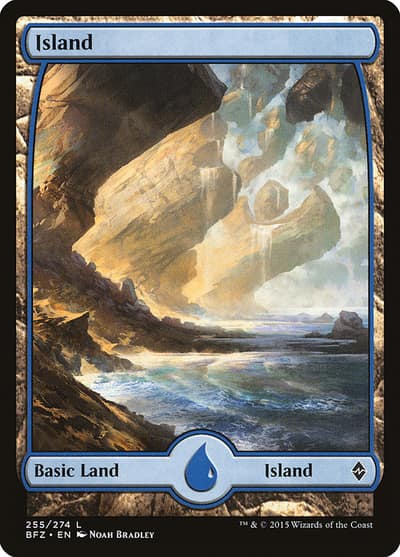 Island BFZ-255 Battle for Zendikar Magic card