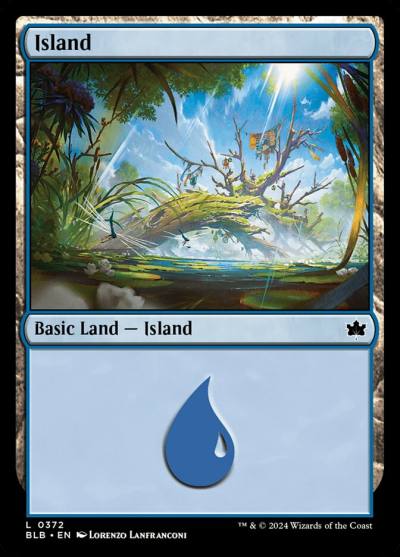 Island BLB-372 Bloomburrow Magic card