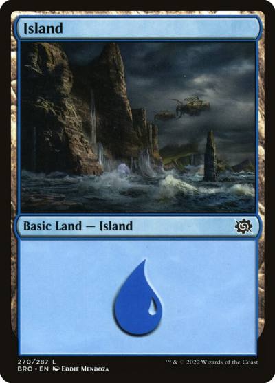 Island BRO-270 The Brothers' War Magic card
