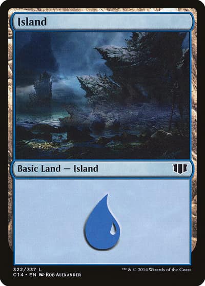 Island C14-322 Commander 2014 Magic card