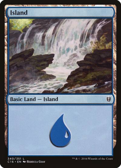 Island C16-340 Commander 2016 Magic card