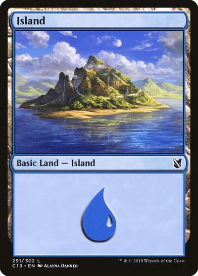 Island C19-291 Commander 2019 Magic card