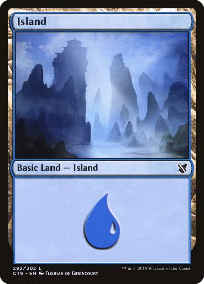 Island C19-292 Commander 2019 Magic card