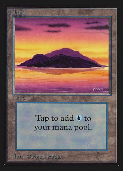 Island CEI-291 Intl. Collectors' Edition Magic card