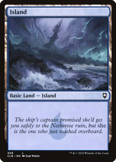 Island CLB-458 Commander Legends: Battle for Baldur's Gate Magic card