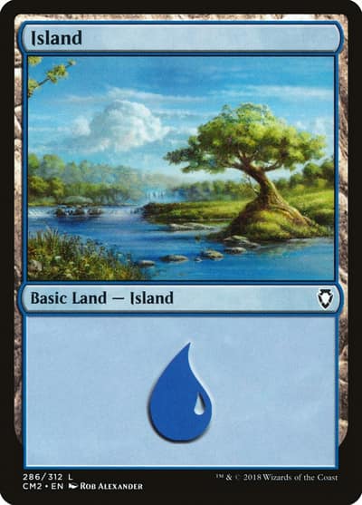 Island CM2-286 Commander Anthology Volume II Magic card