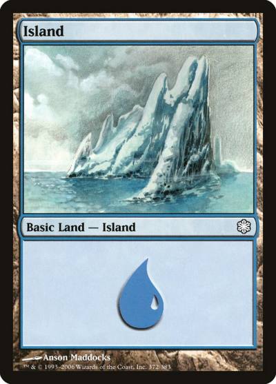 Island CST-372 Coldsnap Theme Decks Magic card