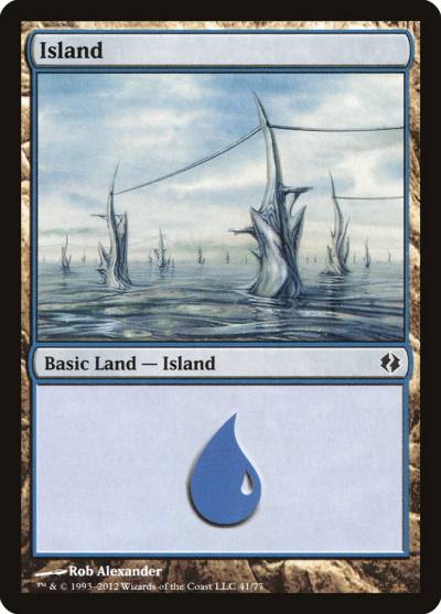 Island DDI-41 Duel Decks: Venser vs. Koth Magic card