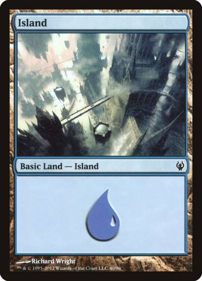 Island DDJ-40 Duel Decks: Izzet vs. Golgari Magic card