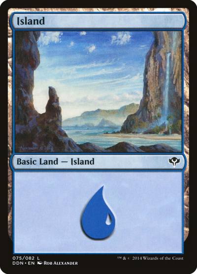 Island DDN-75 Duel Decks: Speed vs. Cunning Magic card