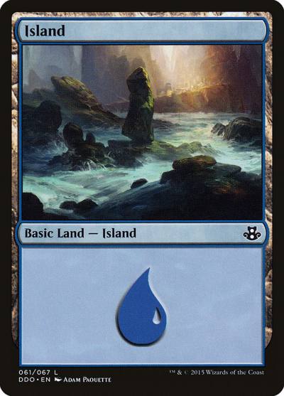 Island DDO-61 Duel Decks: Elspeth vs. Kiora Magic card