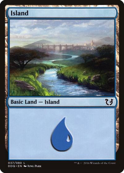 Island DDQ-37 Duel Decks: Blessed vs. Cursed Magic card