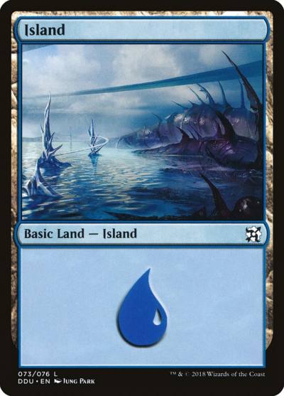 Island DDU-73 Duel Decks: Elves vs. Inventors Magic card