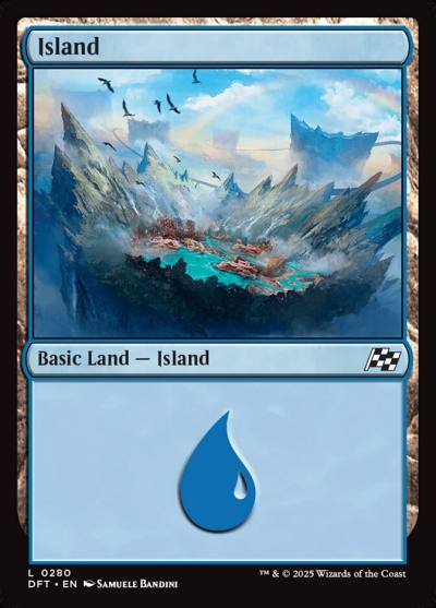 Island DFT-280 Aetherdrift Magic card
