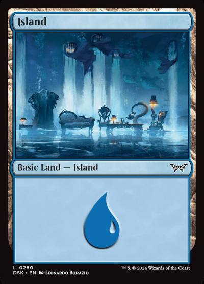Island DSK-280 Duskmourn: House of Horror Magic card