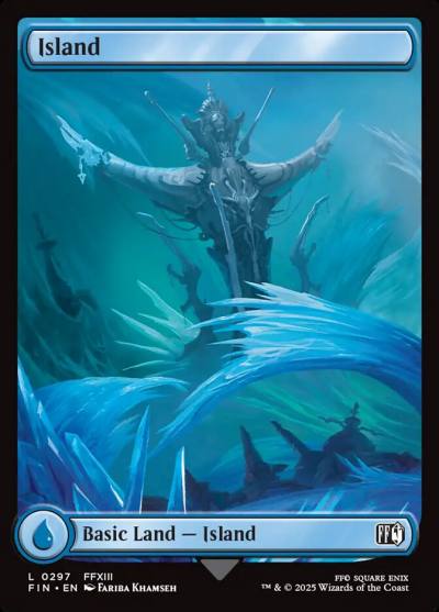 Island FIN-297 Final Fantasy Magic card