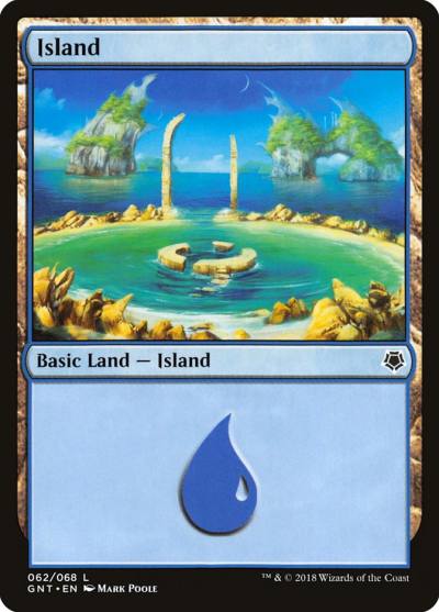 Island GNT-62 Game Night Magic card