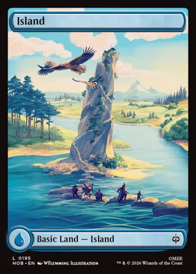 Island HOB-195 The Hobbit Magic card