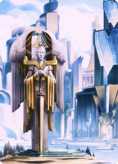 Island // Island ASNC-78 New Capenna Art Series Magic card