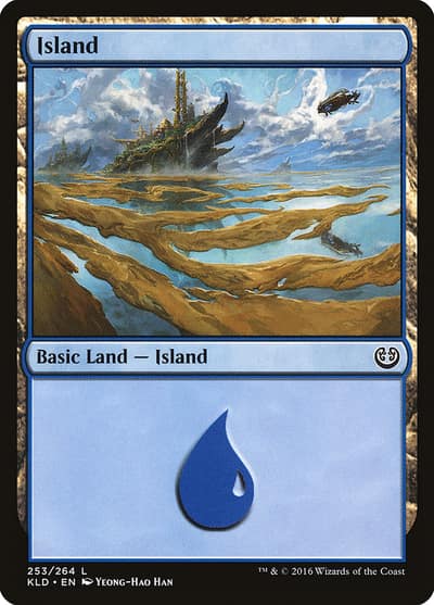 Island KLD-253 Kaladesh Magic card