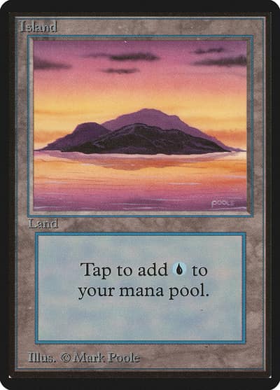 Island LEB-291 Limited Edition Beta Magic card