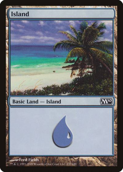 Island M10-237 Magic 2010 Magic card