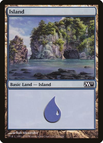 Island M11-234 Magic 2011 Magic card